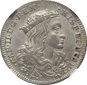 1 Tari - Carlos II obverse image