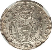 1 Tari - Carlo VI, Italy, 1715-1731 reverse image