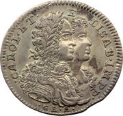 1 Tari - Carlo VI obverse image