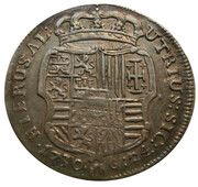 24 Grana - Carlo VI, Italy, 1730 reverse image
