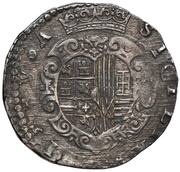 ½ Ducato - Felipe II radiate head, Italy, 1564-1598 reverse image
