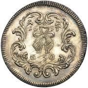 ½ Ducato - Carlo II, Italy, 1693-1694 reverse image