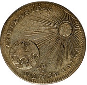 ½ Ducato - Filippo V, Italy, 1702-1707 reverse image