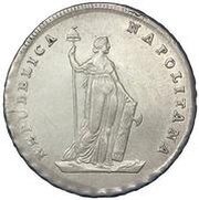 6 Carlini - Neapolitan Republic obverse image
