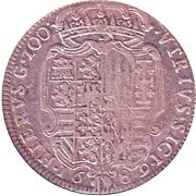 1 Ducato - Charles II, Italy, 1689 reverse image