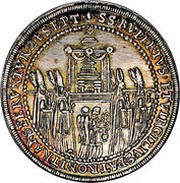 ½ Thaler - Paris von Lodron Consecration, Austria, 1628 reverse image