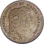 1 Piastra - Ferdinando IV Return of King and Queen from Austria obverse image