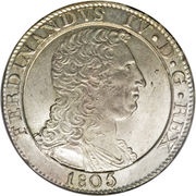 120 Grana - Ferdinando IV obverse image