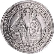 ½ Thaler - Max Gandolf von Kuenburg, Austria, 1668 reverse image
