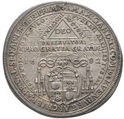 ½ Thaler - Max Gandolf von Kuenburg obverse image
