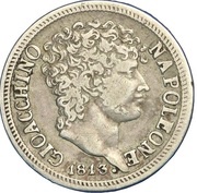 ½ Lira - Joachim Murat obverse image