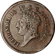 8 Tornesi - Ferdinando IV obverse image