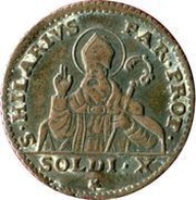 10 Soldi - Ferdinando I di Borbone, Italy, 1783-1795 reverse image