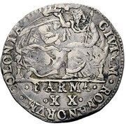20 Soldi - Alessandro Farnese, Italy, 1586-1591 reverse image