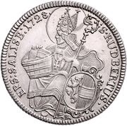 ½ Thaler Madonna - Leopold Anton von Firmian, Austria, 1728 reverse image