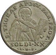 20 Soldi - Ferdinando di Borbone, Italy, 1783-1797 reverse image