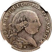 6 Lire - Ferdinando di Borbone obverse image