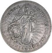 ½ Thaler Madonna - Andreas Jakob von Dietrichstein obverse image