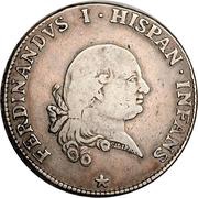 1 Ducaton - Ferdinando di Borbone obverse image