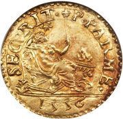 1 Scudo d'Oro - Ottavio Farnese, Italy, 1552-1557 reverse image