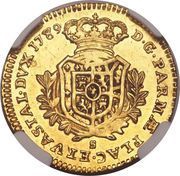 ½ Doppia - Ferdinando di Borbone, Italy, 1785-1797 reverse image