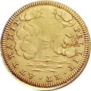 1 Doppia - Ranuccio Farnese II, Italy, 1692 reverse image