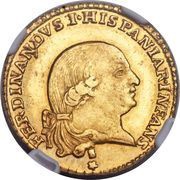 1 Doppia - Ferdinando di Borbone obverse image