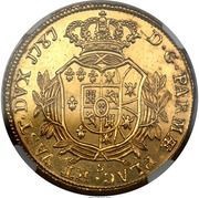 4 Doppie - Ferdinando di Borbone, Italy, 1787-1796 reverse image