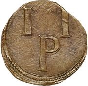 2 Quattrini - Alessandro Farnese, Italy, 1586-1591 reverse image