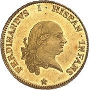 6 Doppie - Ferdinando di Borbone obverse image