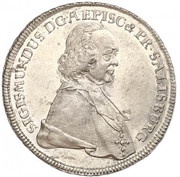 ½ Thaler - Sigismund von Schrattenbach obverse image