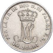 10 Soldi - Maria Luigia reverse image