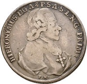 ½ Thaler - Hieronymus von Colloredo obverse image
