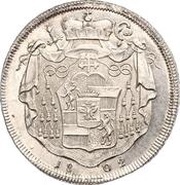 ½ Thaler - Hieronymus von Colloredo, Austria, 1797-1802 reverse image
