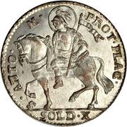 10 Soldi - Ferdinando I, Italy, 1785-1792 reverse image