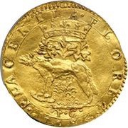 2 Doppie - Ottavio Farnese, Italy, 1580-1586 reverse image