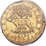 2 Doppie - Alessandro, Italy, 1589-1599 reverse image