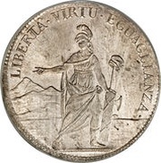 ½ Scudo obverse image