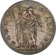 5 Francs obverse image
