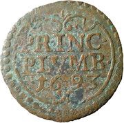 1 Quattrino, Italy, 1692-1694 reverse image