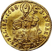 ¼ Ducat - Johann Ernst von Thun, Austria, 1687-1707 reverse image