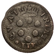 3 Quattrini/ 1 Soldo obverse image
