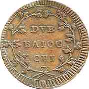 2 Baiocchi Without mintmark reverse image