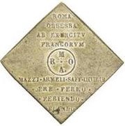 40 Baiocchi Siege of Rome, Italy, 1849 reverse image