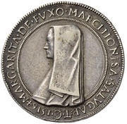1 Thaler - Margherita di Foix obverse image