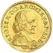 ¼ Ducat - Sigismund von Schrattenbach obverse image