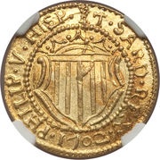 1 Scudo d'Oro - Filippo V obverse image