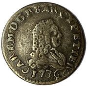 ½ Cagliarese - Charles Emmanuel III obverse image