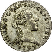 ½ Reale - Victor Amadeus III obverse image
