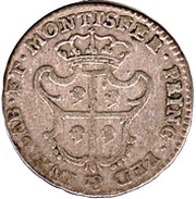 1 Reale - Charles Emmanuel III, Italy, 1768-1772 reverse image
